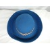Ladies 100% Wool Fashion Vintage Style Bowler Derby Hat W/ Gold Braid s  eb-20817739